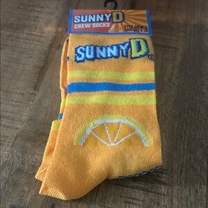 Orange Crew Socks